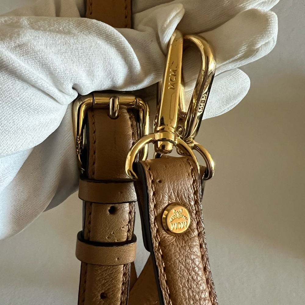 MCM long crossbody strap